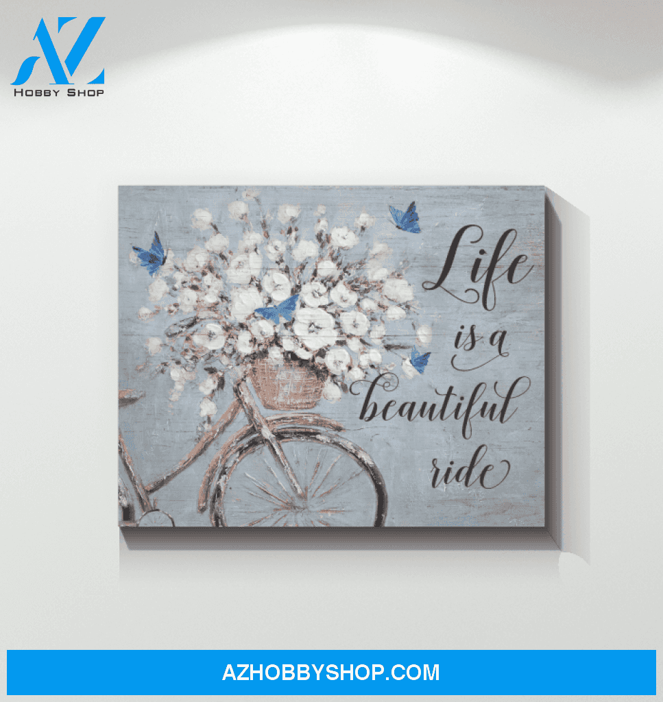 Butterfly Life Is A Beautiful Ride Special Custom Design Canvas Gift