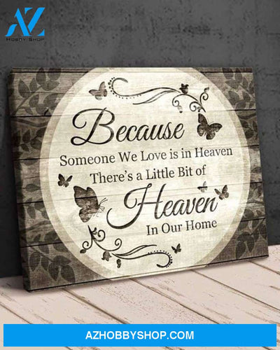 Butterfly Lovers Because Someone We Love Is In Heaven Poster Canvas