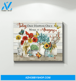 Butterfly Make It Amazing Wall Art Canvas Prints