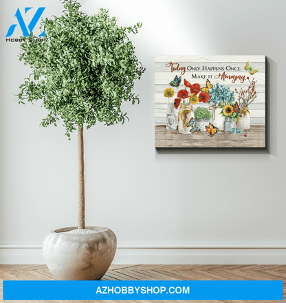 Butterfly Make It Amazing Wall Art Canvas Prints