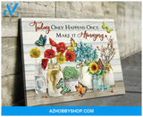 Butterfly Make It Amazing Wall Art Canvas Prints