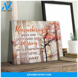 Butterfly Memorial Canvas Remembering you Wall Art Decor