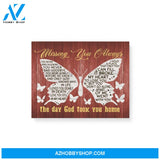 Butterfly, Missing you always - Matte Canvas (1.25"), gift for you, gift for her, gift for widow, gift for butterfly lover