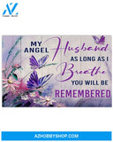 Butterfly My Angel Canvas Prints, Wall Decor Visual Art