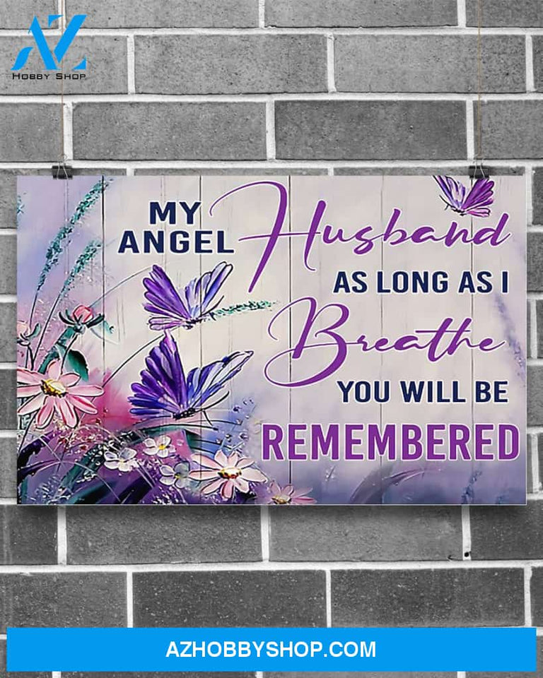 Butterfly My Angel Canvas Prints, Wall Decor Visual Art