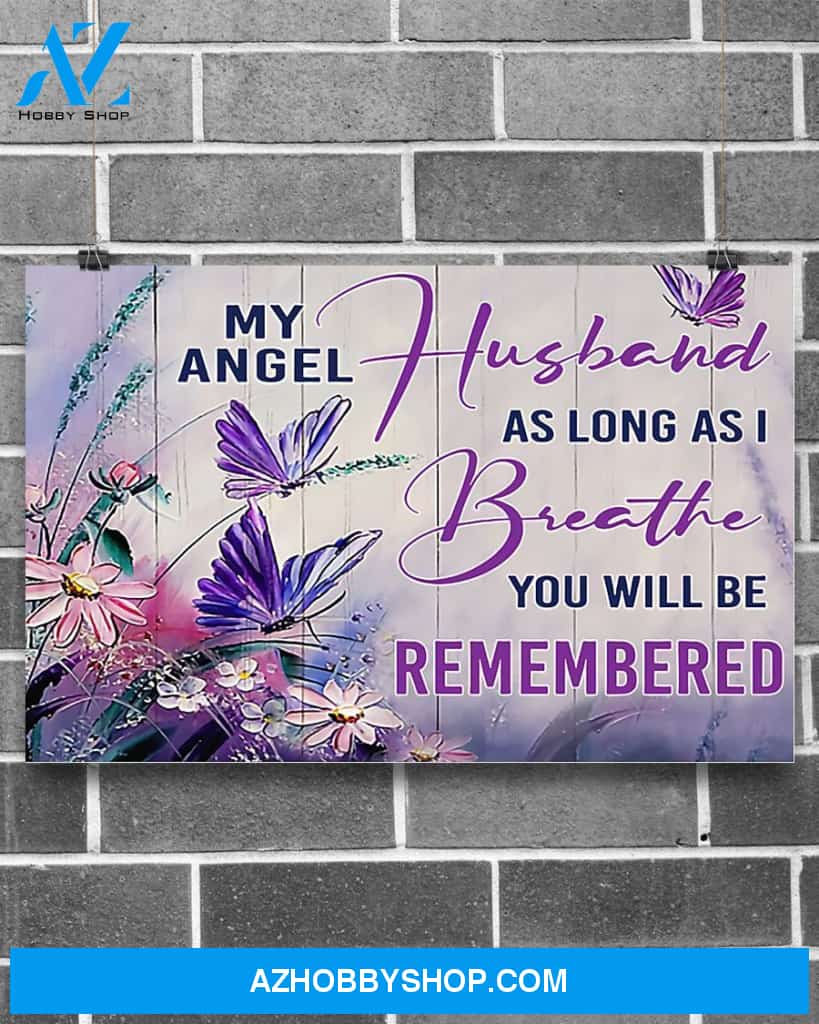 Butterfly My Angel Canvas Prints, Wall Decor Visual Art