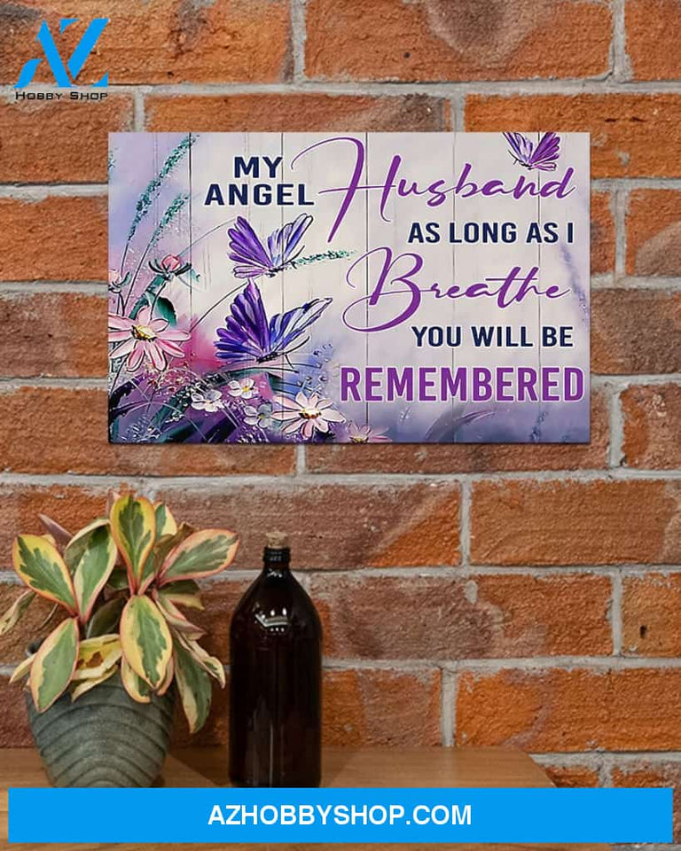 Butterfly My Angel Canvas Prints, Wall Decor Visual Art
