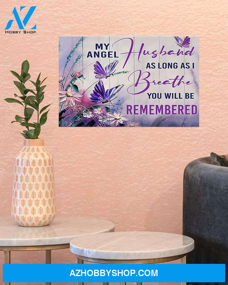 Butterfly My Angel Canvas Prints, Wall Decor Visual Art