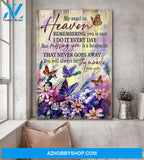Butterfly - My angel in Heaven, you are my miracle - Heaven Portrait Canvas Prints - Wall Art