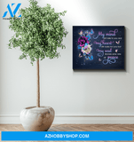 Butterfly My Mind Still Talks To You Wall Art Canvas Prints