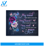 Butterfly My Mind Still Talks To You Wall Art Canvas Prints