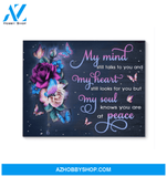 Butterfly My Mind Still Talks To You Wall Art Canvas Prints