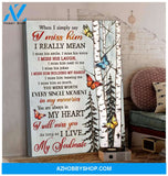 Butterfly My Soulmate Wall Art Canvas Prints