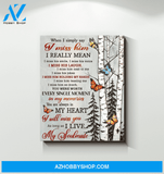 Butterfly My Soulmate Wall Art Canvas Prints