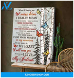 Butterfly My Soulmate Wall Art Canvas Prints