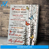 Butterfly My Soulmate Wall Art Canvas Prints