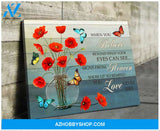 Butterfly Poppies When You Believe Wall Art Canvas Prints