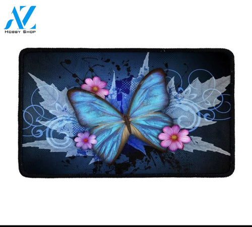 Butterfly Print Doormat Indoor And Outdoor Mat Entrance Rug Sweet Home Decor Housewarming Gift Gift For Friend Family Butterflies Lovers