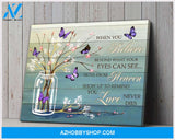 Butterfly (Purple) When You Believe Wall Art Canvas Prints