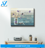 Butterfly (Purple) When You Believe Wall Art Canvas Prints