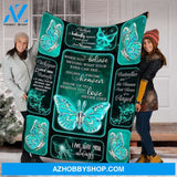 Butterfly Remind You Love Never Dies Fleece Blanket Animals Gift For Family,Birthday,Friends,Siblings,Butterflies Lover Gift Home Decor Bedding Couch Sofa Soft and Comfy Cozy