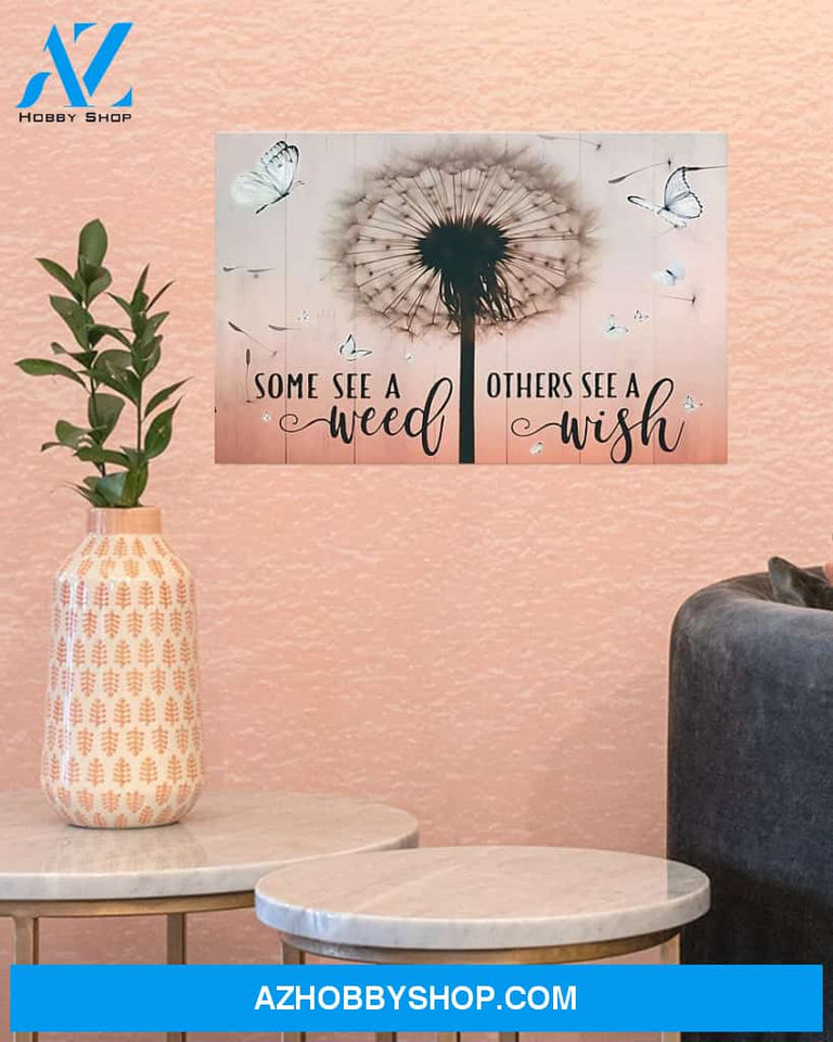 Butterfly See A Wish Art Canvas, Wall Decor Visual Art