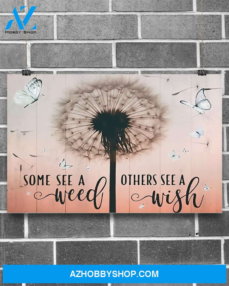 Butterfly See A Wish Art Canvas, Wall Decor Visual Art