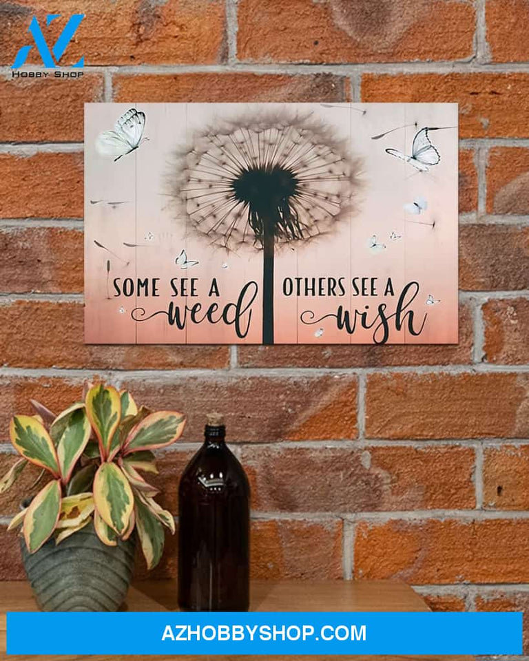 Butterfly See A Wish Art Canvas, Wall Decor Visual Art