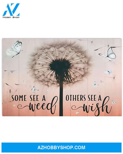 Butterfly See A Wish Art Canvas, Wall Decor Visual Art