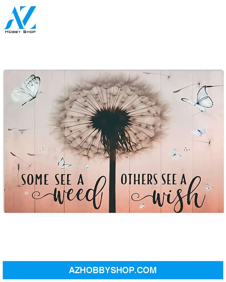 Butterfly See A Wish Art Canvas, Wall Decor Visual Art