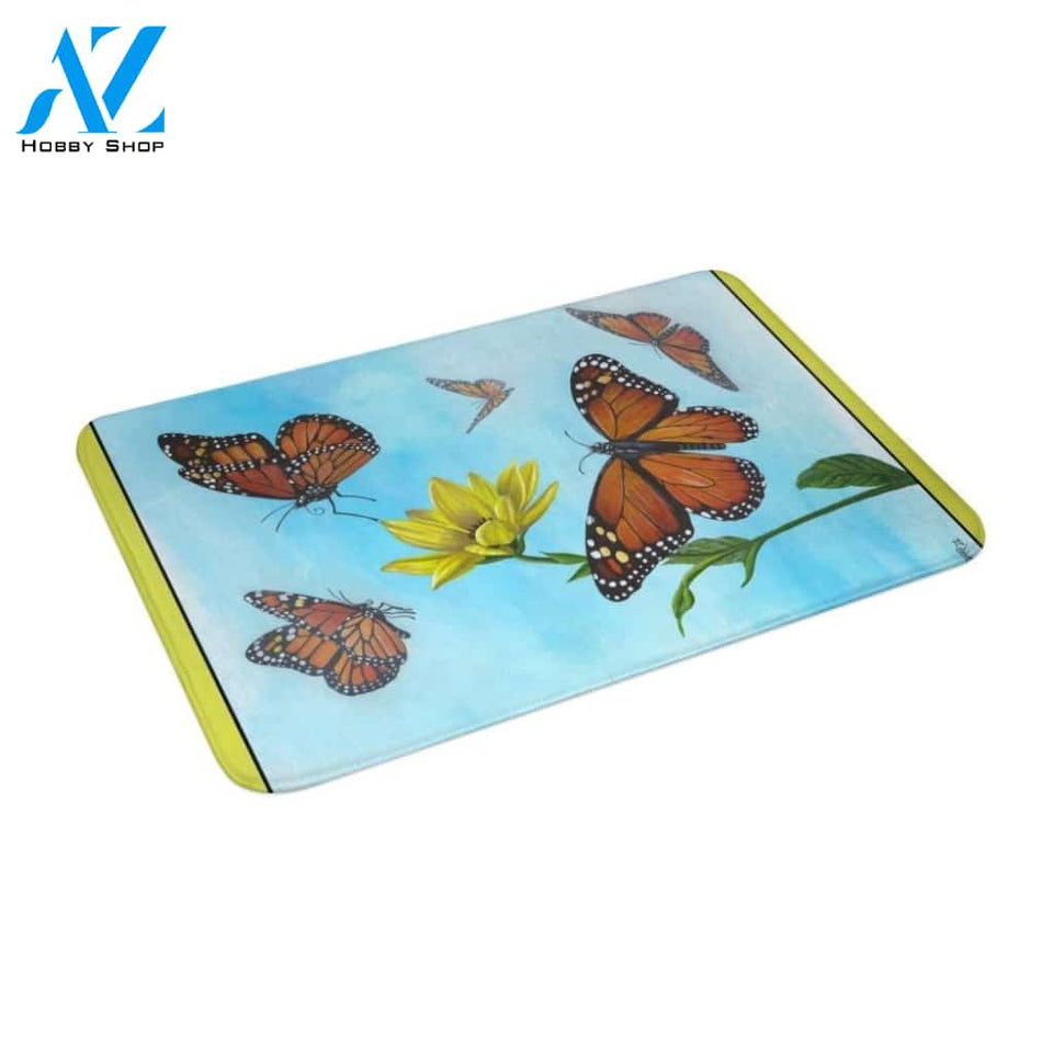 Butterfly Series Doormat Indoor And Outdoor Mat Entrance Rug Sweet Home Decor Housewarming Gift Gift For Friend Family Butterflies Lovers