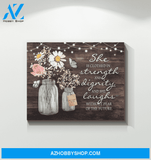 Butterfly She Is Clothed In Strength And Dignity Special Custom Design Canvas