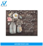 Butterfly She Is Clothed In Strength And Dignity Special Custom Design Canvas