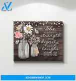 Butterfly She Is Clothed In Strength And Dignity Special Custom Design Canvas