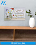 Butterfly Something Wonderful Is About To Happen Wall Hanging, Wall Decor Visual Art