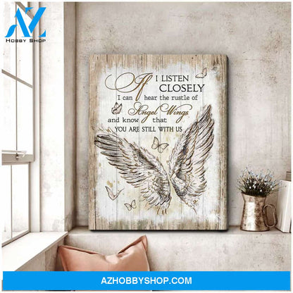 Butterfly The Rustle of Angel Wings Canvas Wall Art, Wall Decor Visual Art