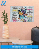 Butterfly They Walk Beside Us Every Day Canvas Wall Art, Wall Decor Visual Art