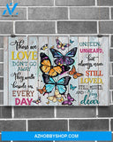 Butterfly They Walk Beside Us Every Day Canvas Wall Art, Wall Decor Visual Art