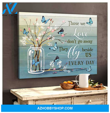 Butterfly Those We Love Canvas Wall Art, Wall Decor Visual Art