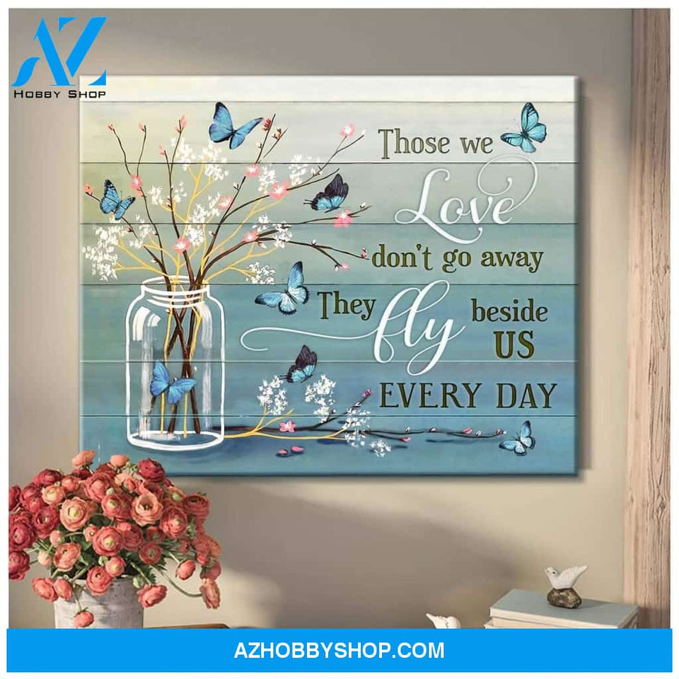 Butterfly Those We Love Canvas Wall Art, Wall Decor Visual Art