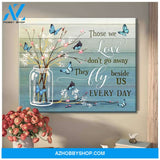 Butterfly Those We Love Canvas Wall Art, Wall Decor Visual Art