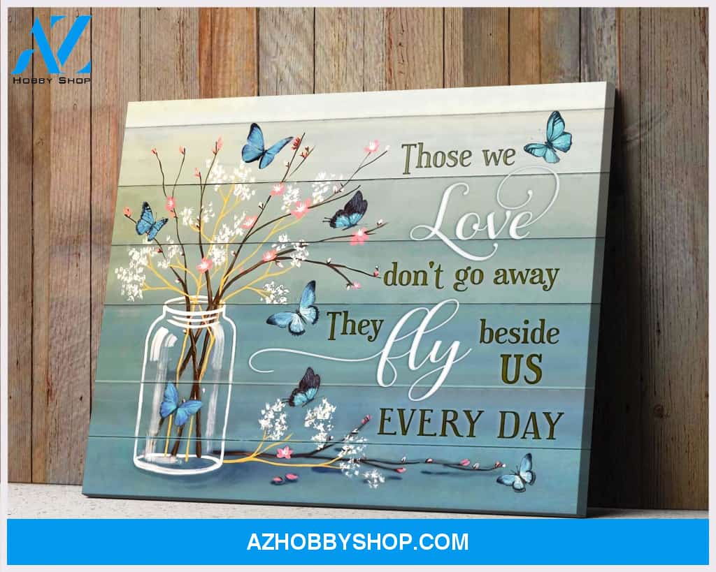 Butterfly Those We Love Canvas Wall Art, Wall Decor Visual Art