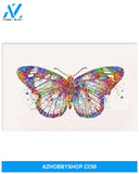 Butterfly Watercolor Art Canvas Wall Art, Wall Decor Visual Art Unique Gifts