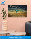 Butterfly We Will Always Keep Memories Canvas Wall Art, Wall Decor Visual Art