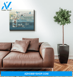 Butterfly When You Believe (Blue) Wall Art Canvas Prints