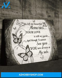 Butterfly, you left me beautiful memories - Matte Canvas, gift for you, gift for butterfly lover, Christmas gift, memory gift c32