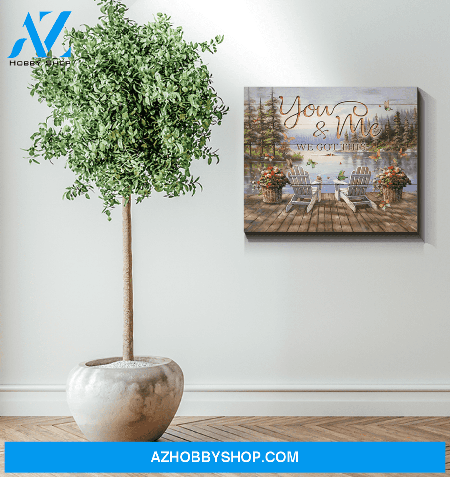 Butterfly You & Me Wall Art Canvas Prints