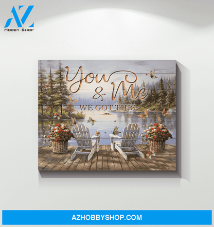 Butterfly You & Me Wall Art Canvas Prints
