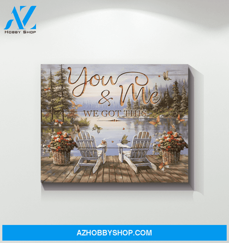 Butterfly You & Me Wall Art Canvas Prints