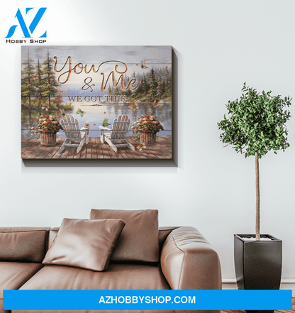 Butterfly You & Me Wall Art Canvas Prints